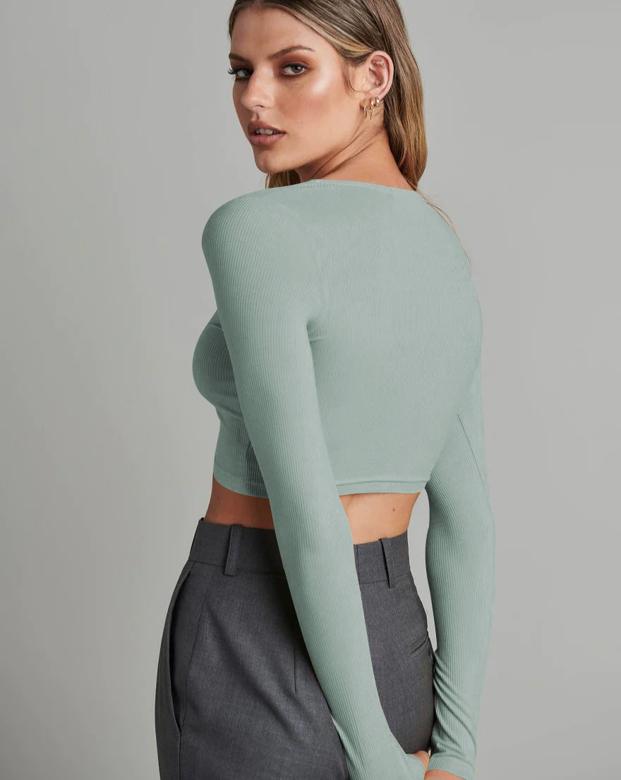 Cecille | Cropped Knit Cardigan