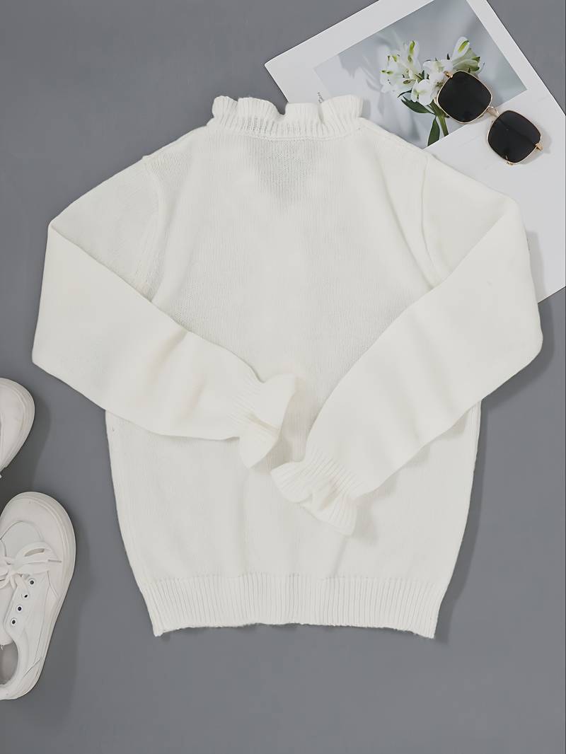Fernanda® | Pullover mit ausgefallenen Knöpfen
