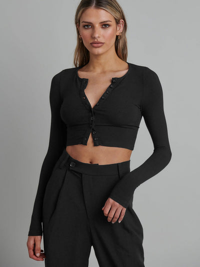 Cecille | Cropped Knit Cardigan