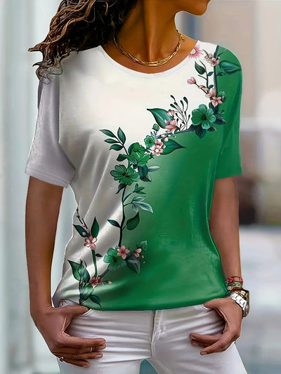 Lenai – stylisches top mit kurzen armeln