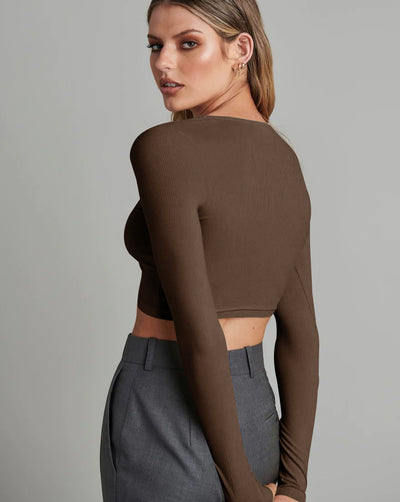 Cecille | Cropped Knit Cardigan