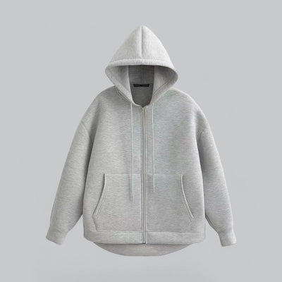 Klassische Zip-Up Jacke für Damen