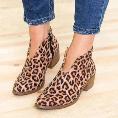 Sabina® | Stylische Stiefeletten mit seitlichem Reißverschluss