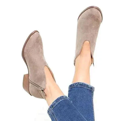 Sabina® | Stylische Stiefeletten mit seitlichem Reißverschluss