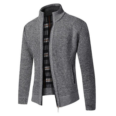 Ralph polo - stylischer zipper strickpullover für herren (italienisches design)