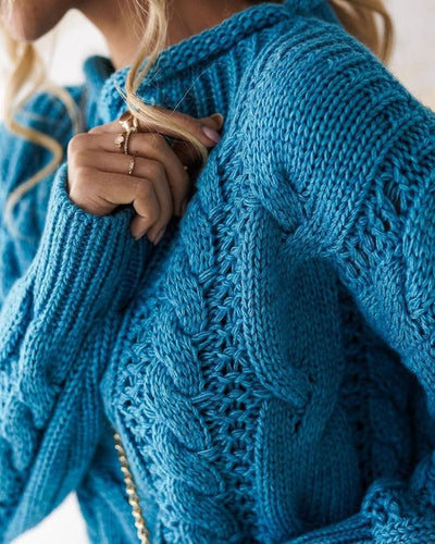 Monci | blauer pullover