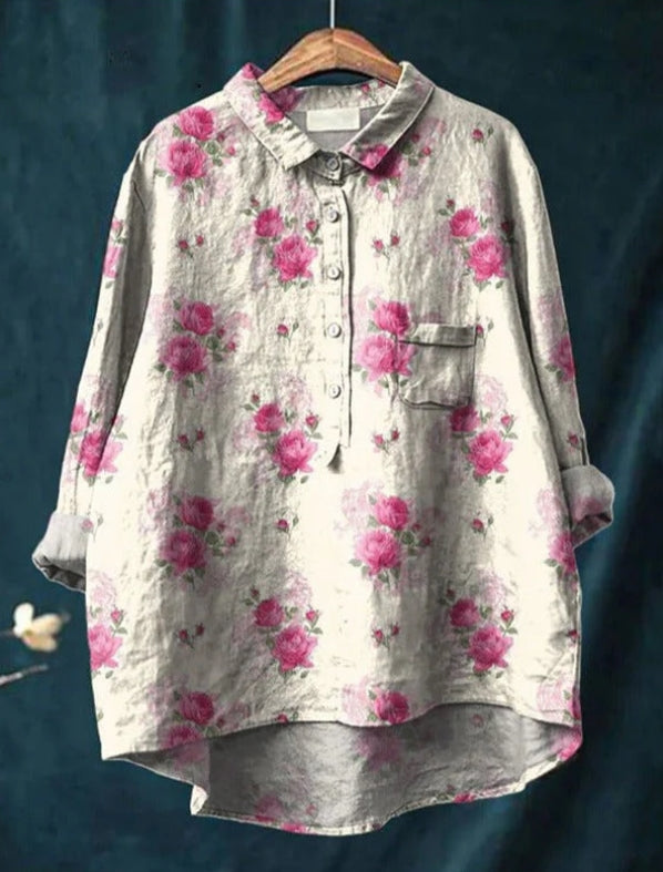 Mirabel® | Schicke florale Seidenbluse