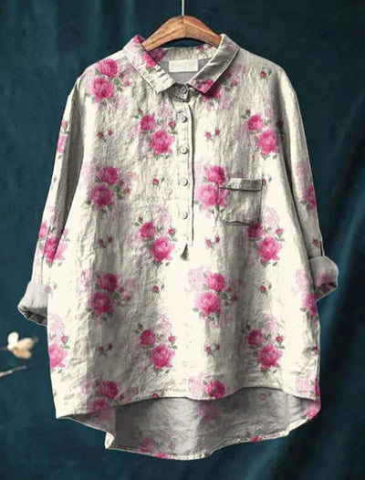 Mirabel® | Schicke florale Seidenbluse