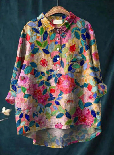 Mirabel® | Schicke florale Seidenbluse