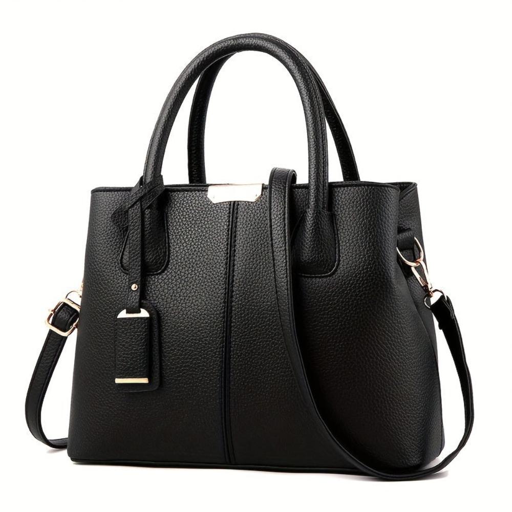 Elegante Handtasche | Strukturiertes Kunstleder | Vielseitiges Design