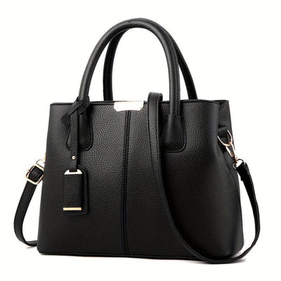 Elegante Handtasche | Strukturiertes Kunstleder | Vielseitiges Design