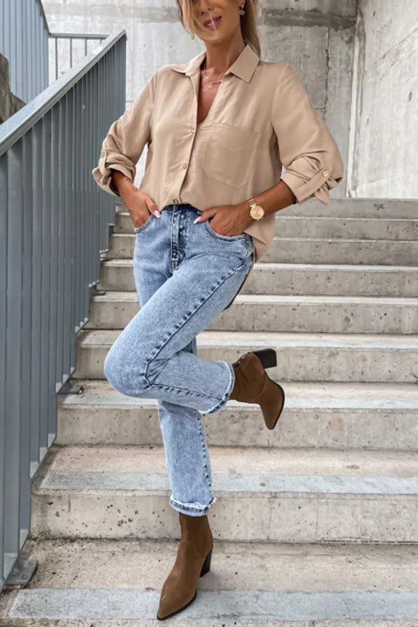 Sienna® | Geknöpfte Bluse für Damen
