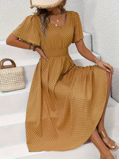 Gepunktetes Sommerkleid | Luftig & Feminin | Perfekt für sonnige Tage