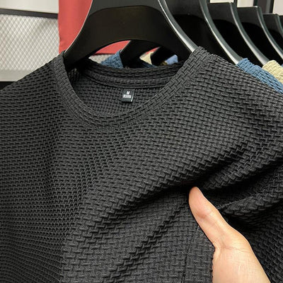 Toni | Atmungsaktives Mesh Runder T-shirt für den Sommer