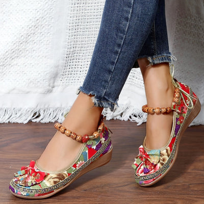 Zora® | Bequeme Schuhe mit Blumendruck