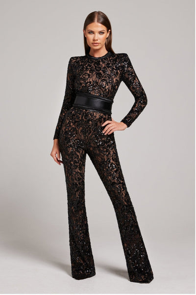 Katharina | Luxuriöser Pailletten-Jumpsuit