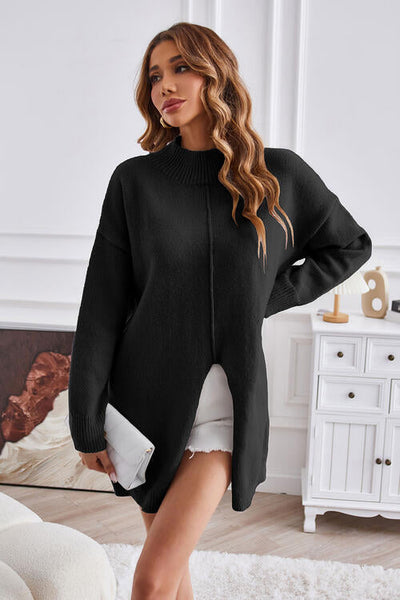 Trendiger Rundhals-Pullover für Damen