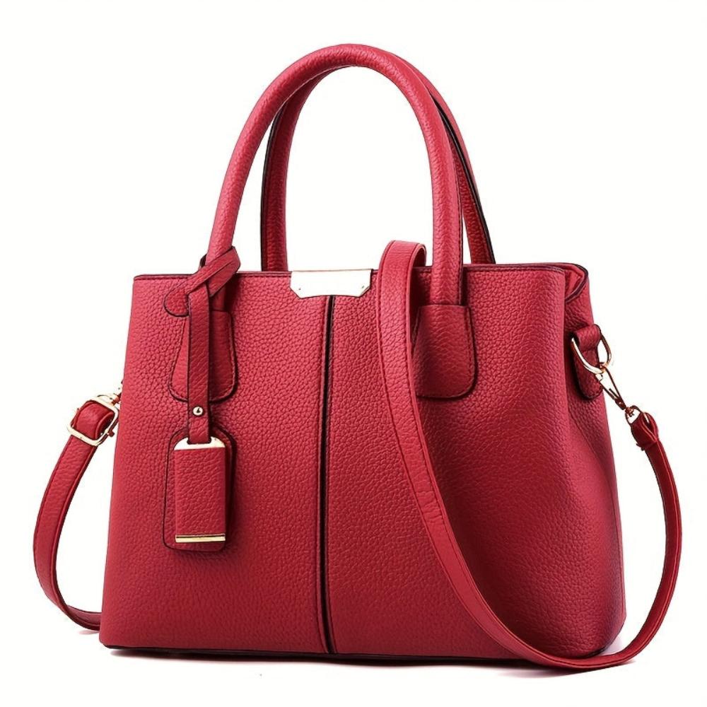 Elegante Handtasche | Strukturiertes Kunstleder | Vielseitiges Design