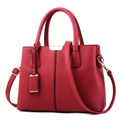 Elegante Handtasche | Strukturiertes Kunstleder | Vielseitiges Design