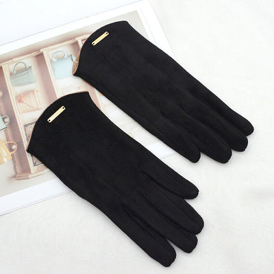 Carolin | Klassisch und vielseitig Wildlederhandschuhe