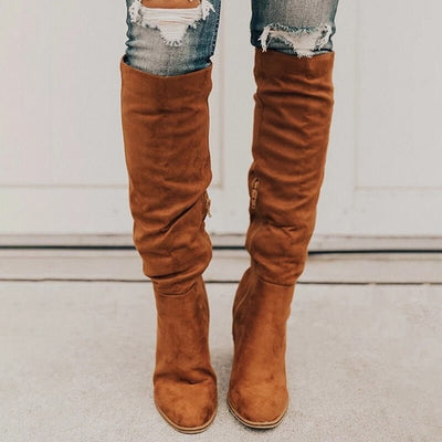 Sophie® | Lange Wildlederstiefel