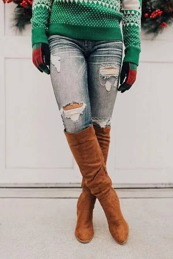 Sophie® | Lange Wildlederstiefel