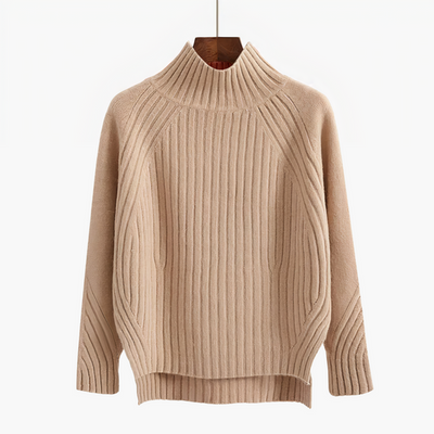 Lula | strickpullover mit rundhalsausschnitt