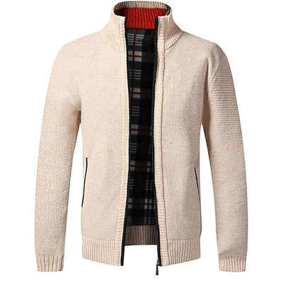 Ralph polo - stylischer zipper strickpullover für herren (italienisches design)