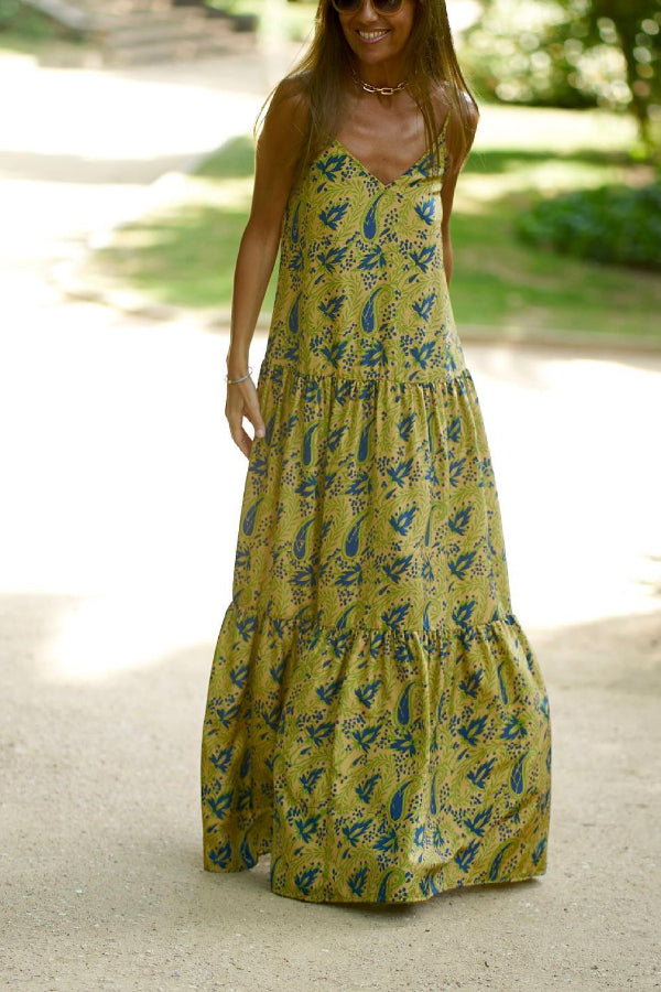 Linda® | Ärmelloses Kleid mit Blumenmuster