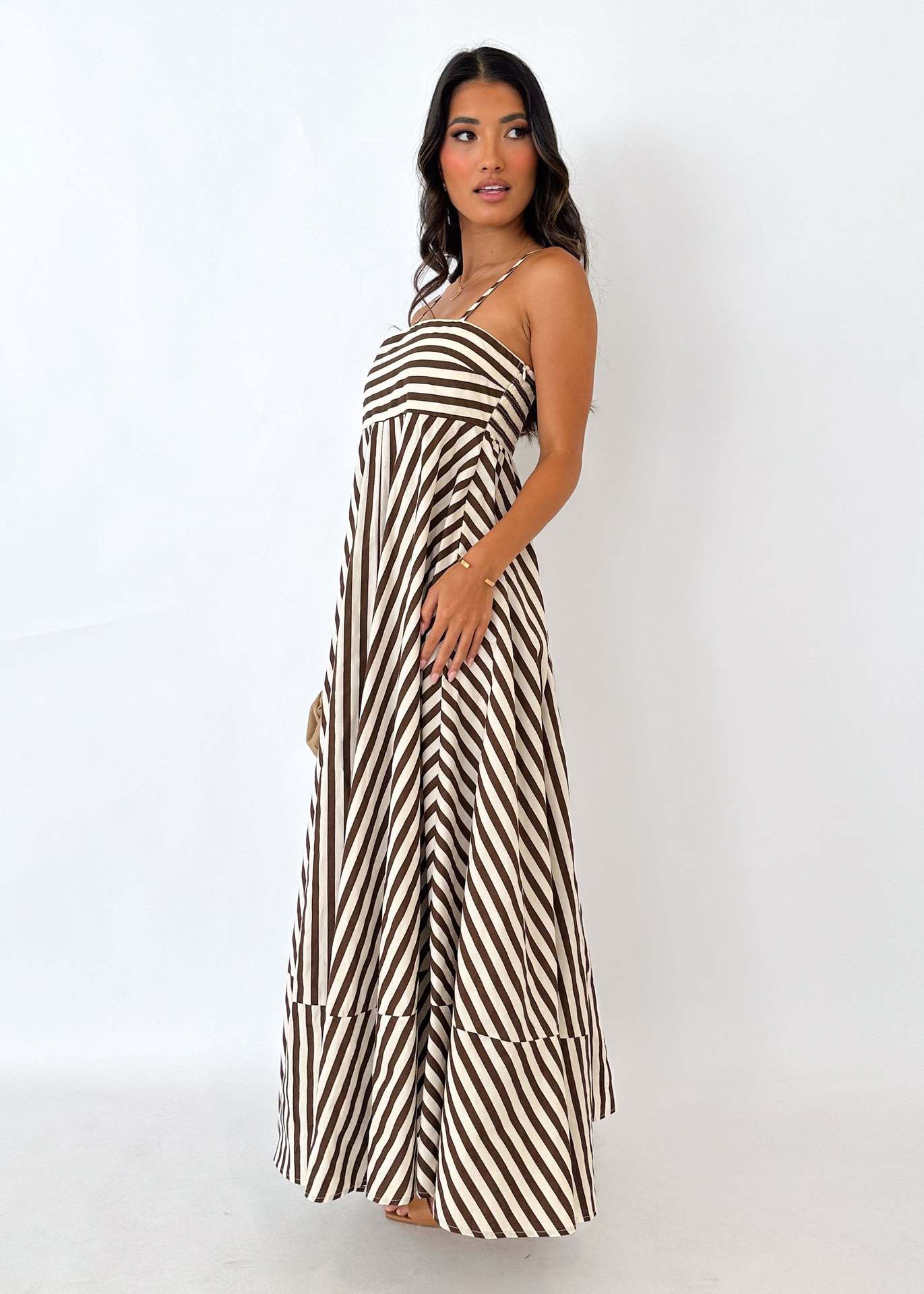 Maxikleid mit Trägern | Eleganter Schnitt | Fließende Silhouette