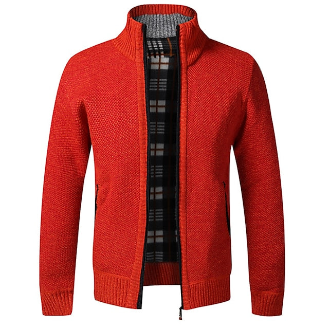 Ralph polo - stylischer zipper strickpullover für herren (italienisches design)