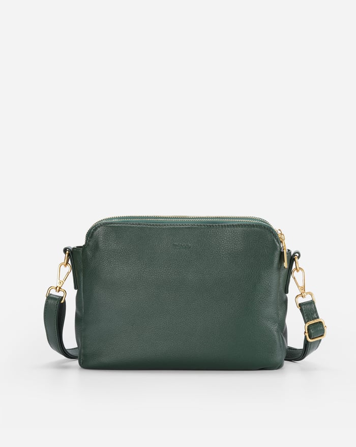 Schultertasche aus weichem Kunstleder | Kompakt & Vielseitig | Zeitlose Eleganz