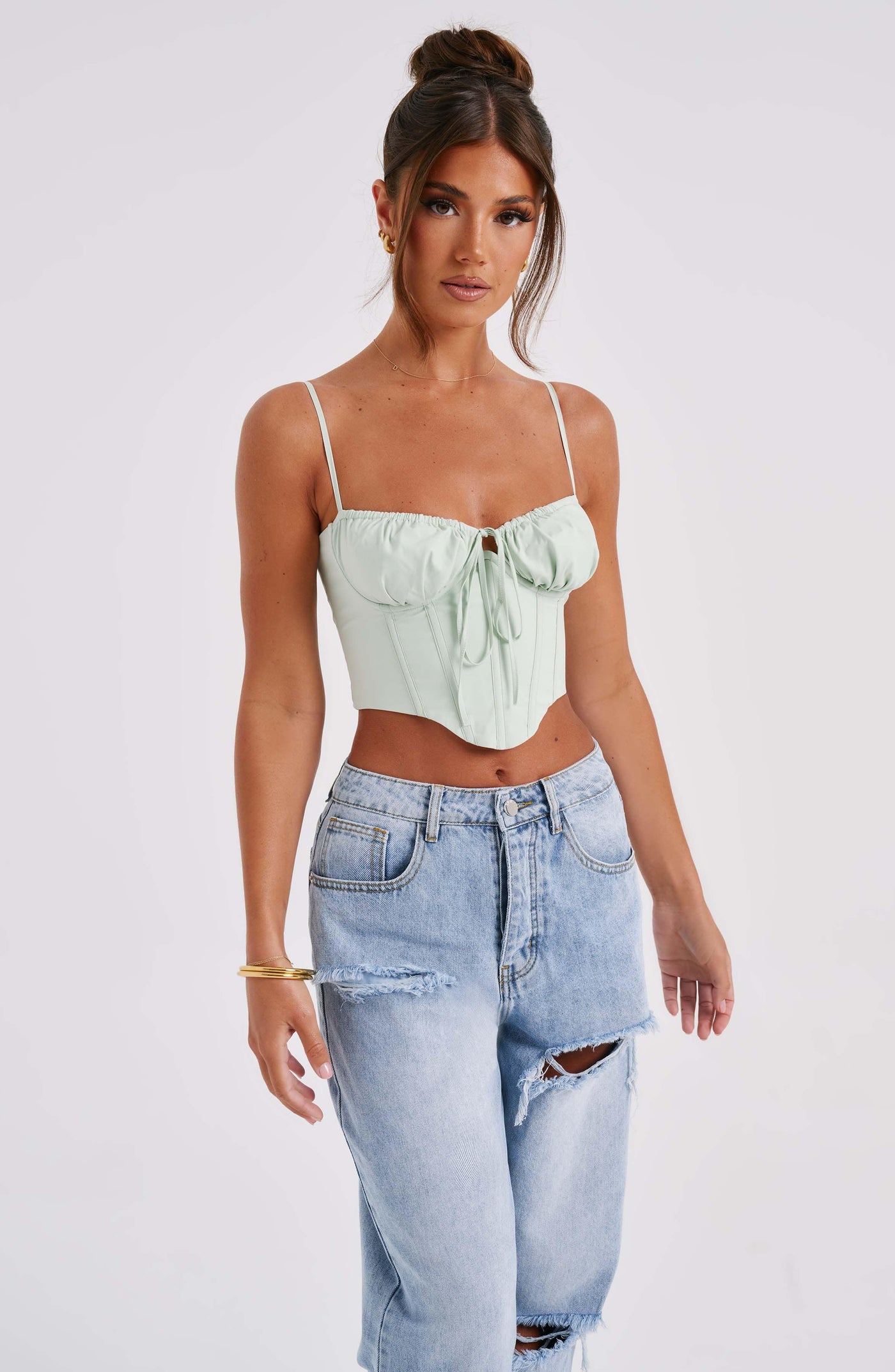 Clara Corset - Sage Green