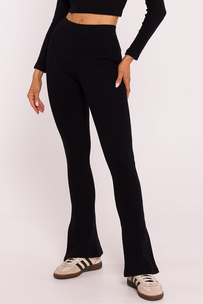 Rippstrick-Leggings | Hoher Bund | Bequem & Stylisch