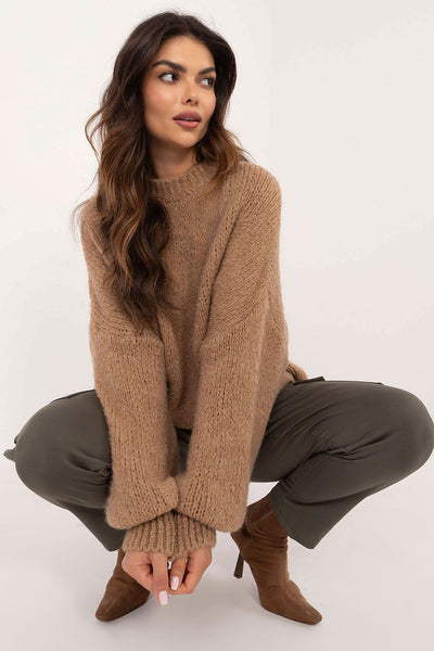 Kuscheliger Strickpullover | Weite Ärmel | Lässiger Komfort