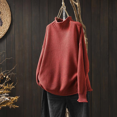 Leonie | Hohe Kragen Pullover