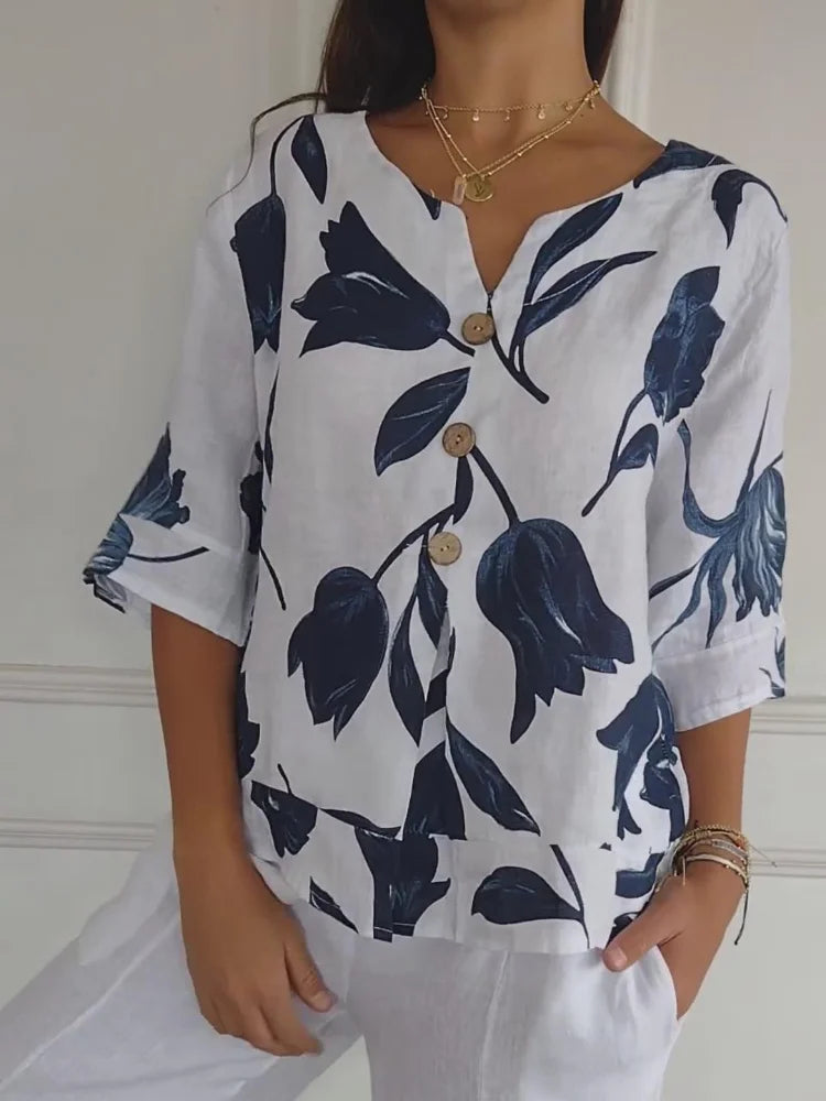 Anouk® | Damen-Shirt mit V-Ausschnitt