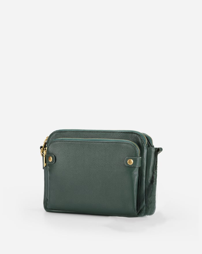 Schultertasche aus weichem Kunstleder | Kompakt & Vielseitig | Zeitlose Eleganz