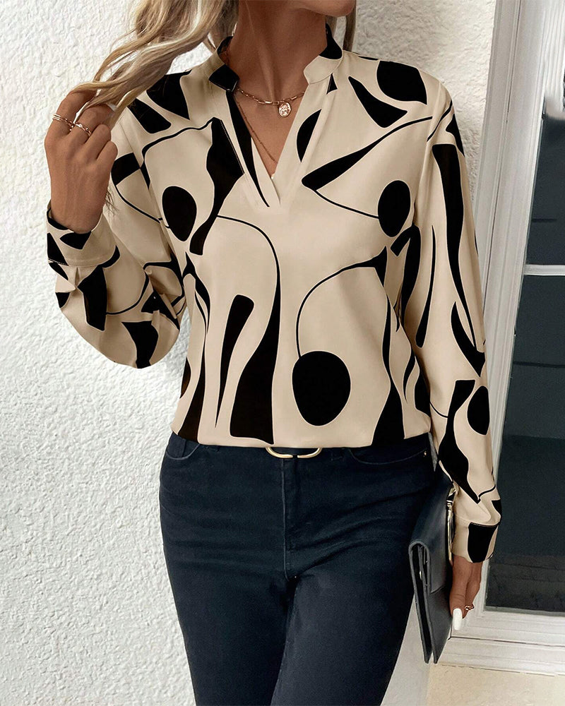 Clemency® | Elegante Bluse mit Stehkragen