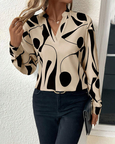 Clemency® | Elegante Bluse mit Stehkragen