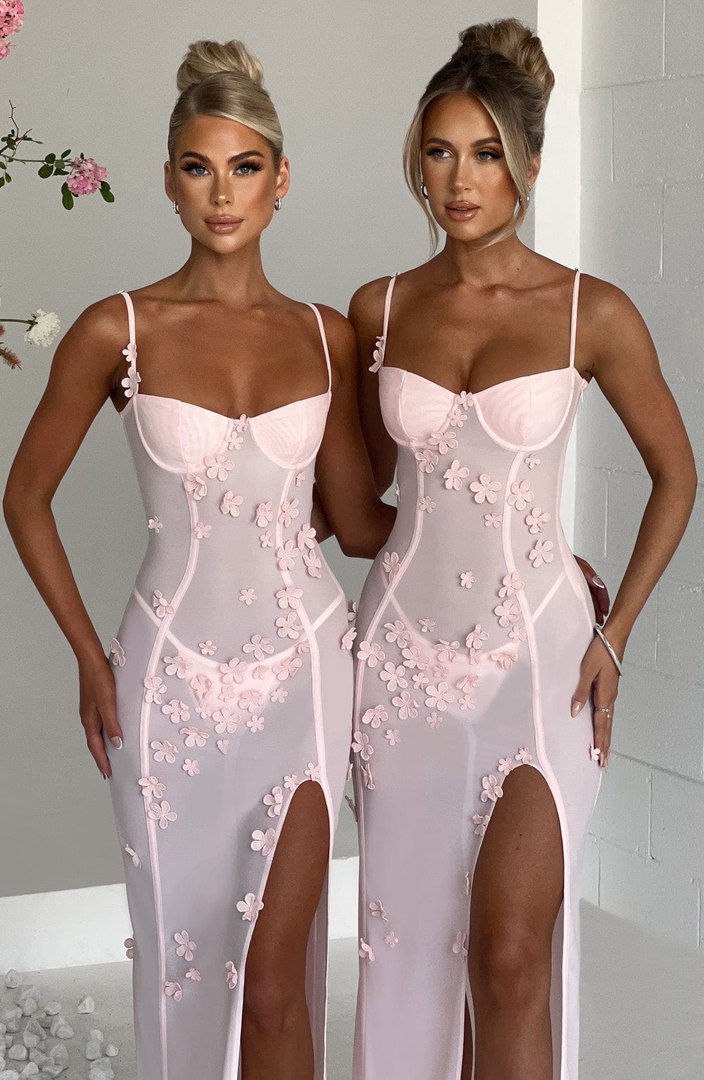 Dalary Blush Maxi Dress