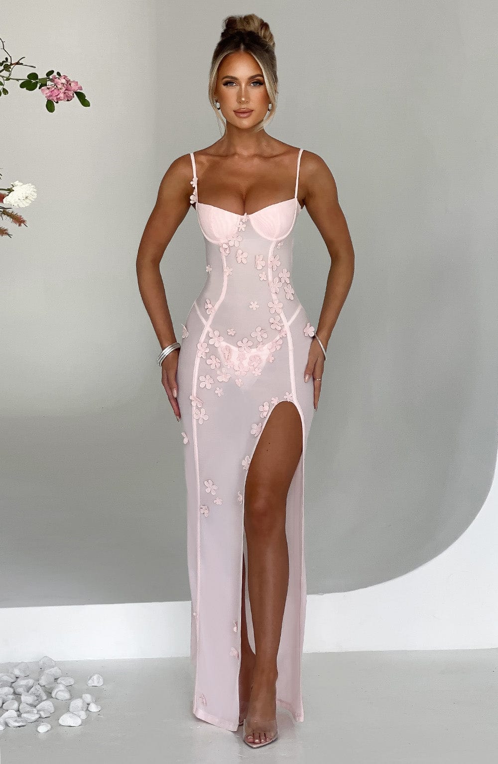 Dalary Blush Maxi Dress