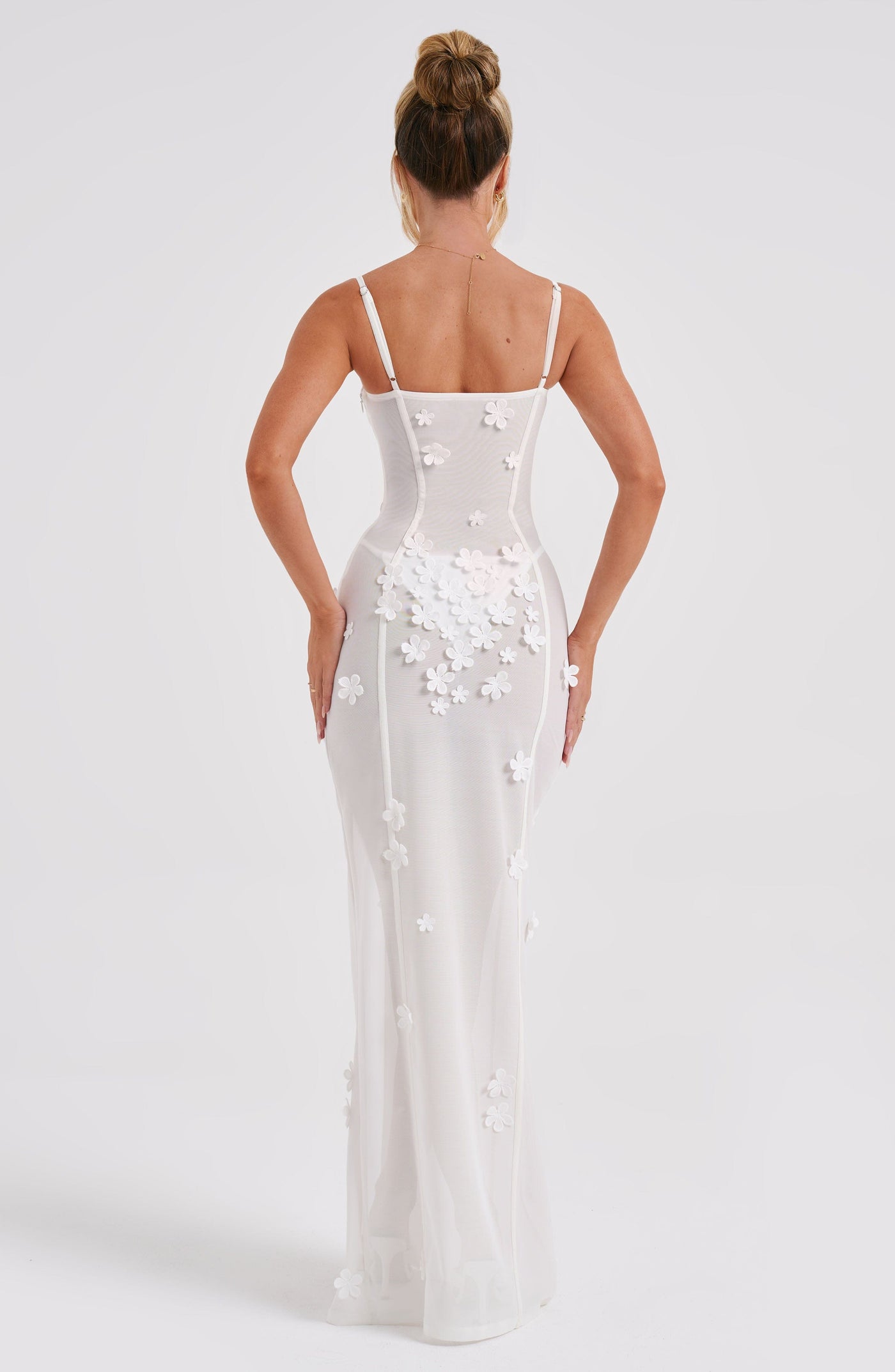 Dalary Elfenbein Maxi Kleid