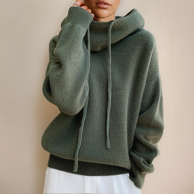 Pullover Damen Rollkragen Mit Kordelzug | Weich & Warm