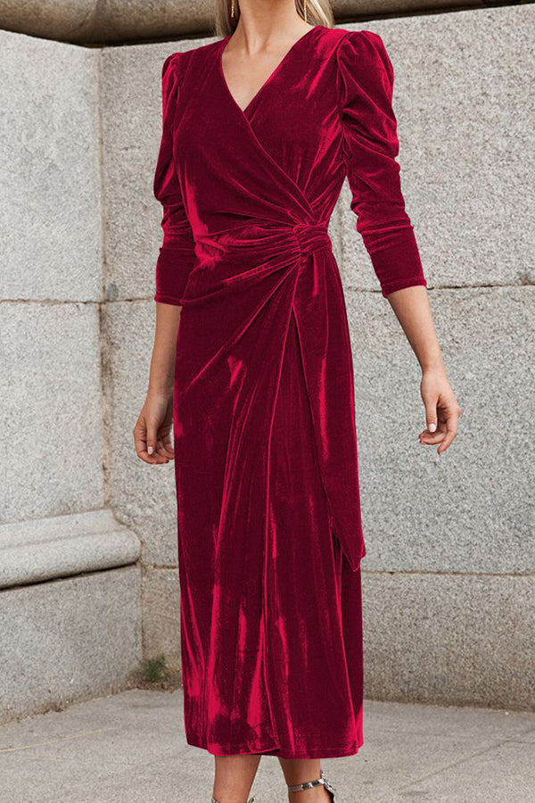 Margaret® | Neues Herbst- und Winter-Trägerkleid aus Samt-Chiffon