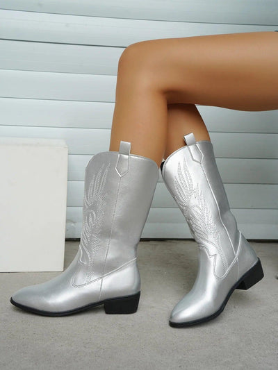 Moderne Damen Cowboystiefel
