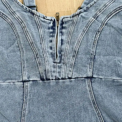 Figurbetontes Kleid | Ärmelos | Reißverschluss-Detail