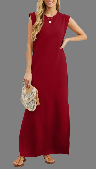 Valeria – Fließendes Damen-Maxikleid