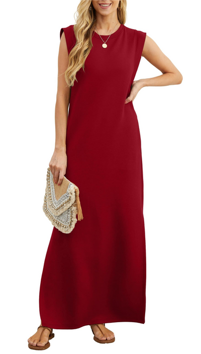 Valeria – Fließendes Damen-Maxikleid