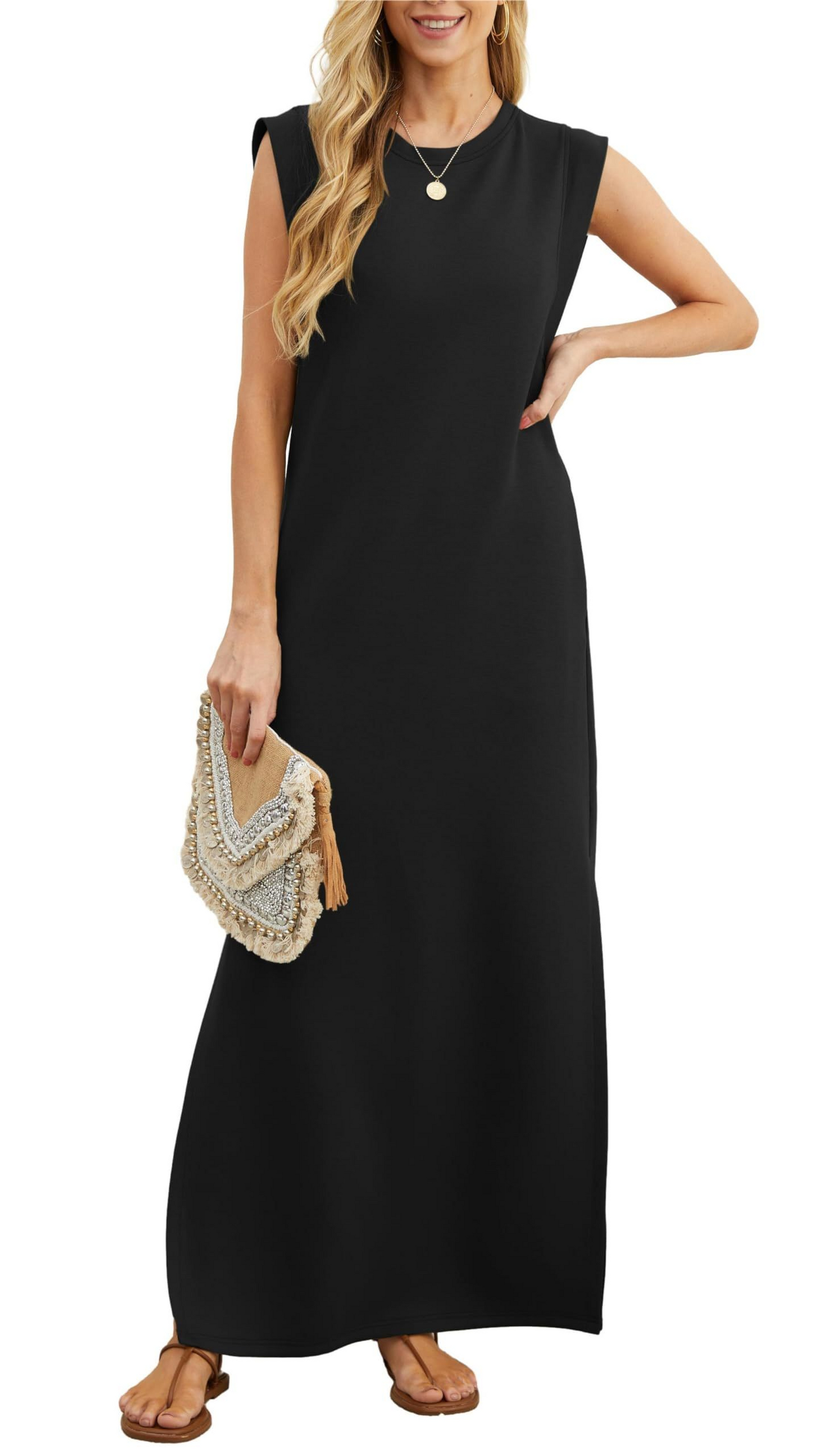 Valeria – Fließendes Damen-Maxikleid